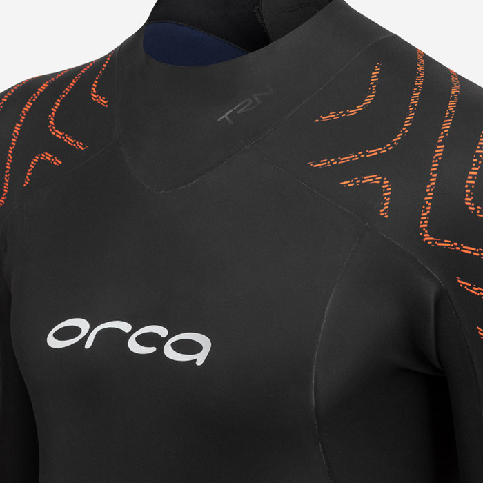 2024 Orca Mens Vitalis Back Zip Open Water Swim Wetsuit NN280401 - Black